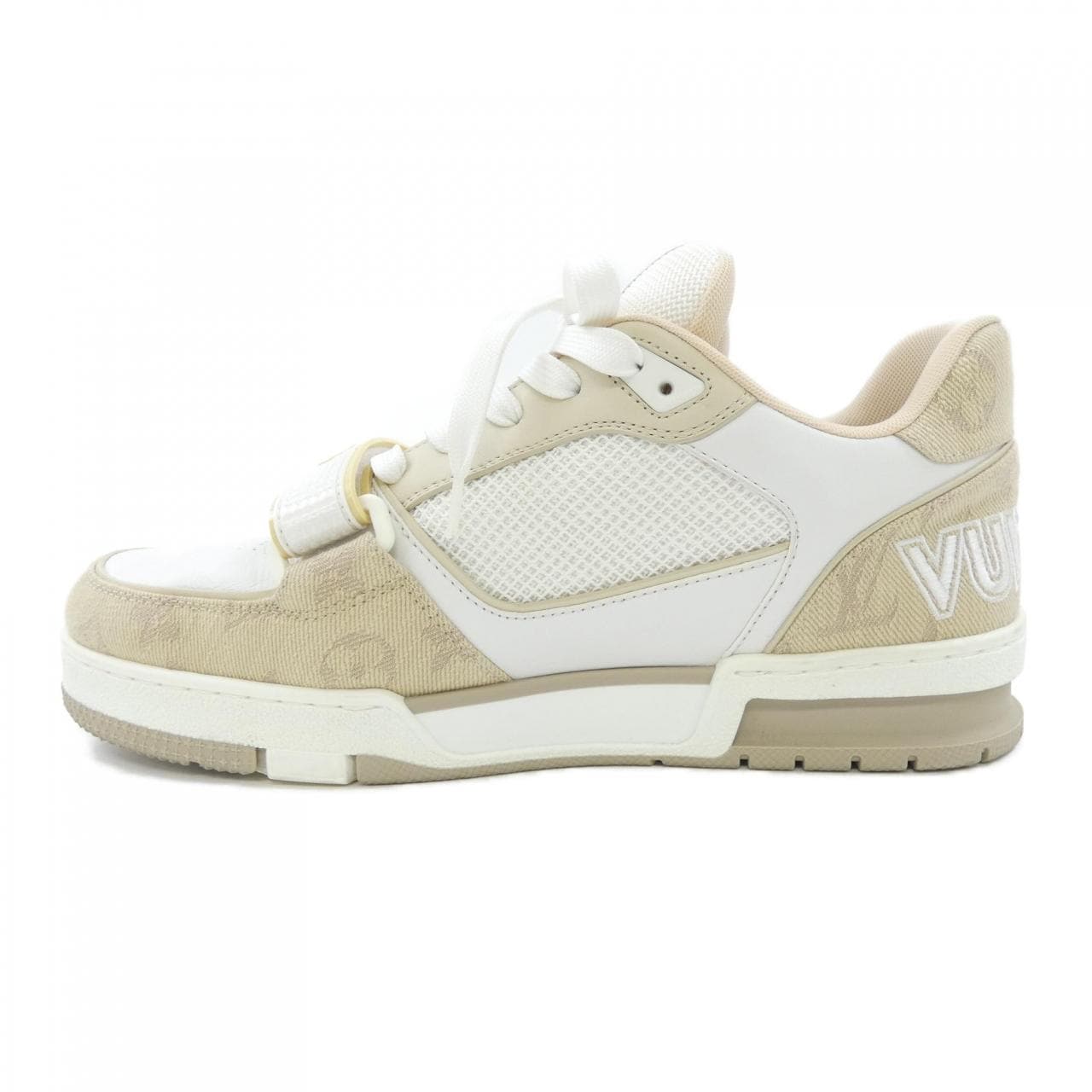 ルイヴィトン LOUIS VUITTON LVトレイナーライン モノグラムデニム スニーカー