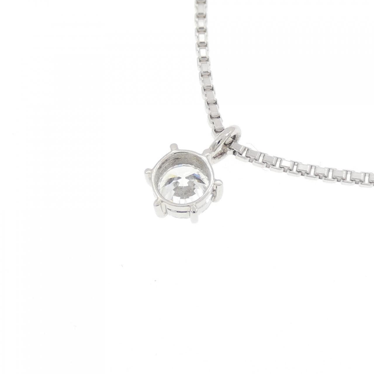 PT850鑽石項鍊 0.301克拉 F色 SI1淨度 VG