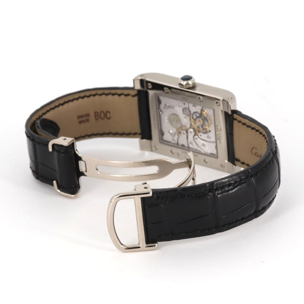 Cartier Tank Abyss 2 Time Zone WG W1534351 WG Manual Winding