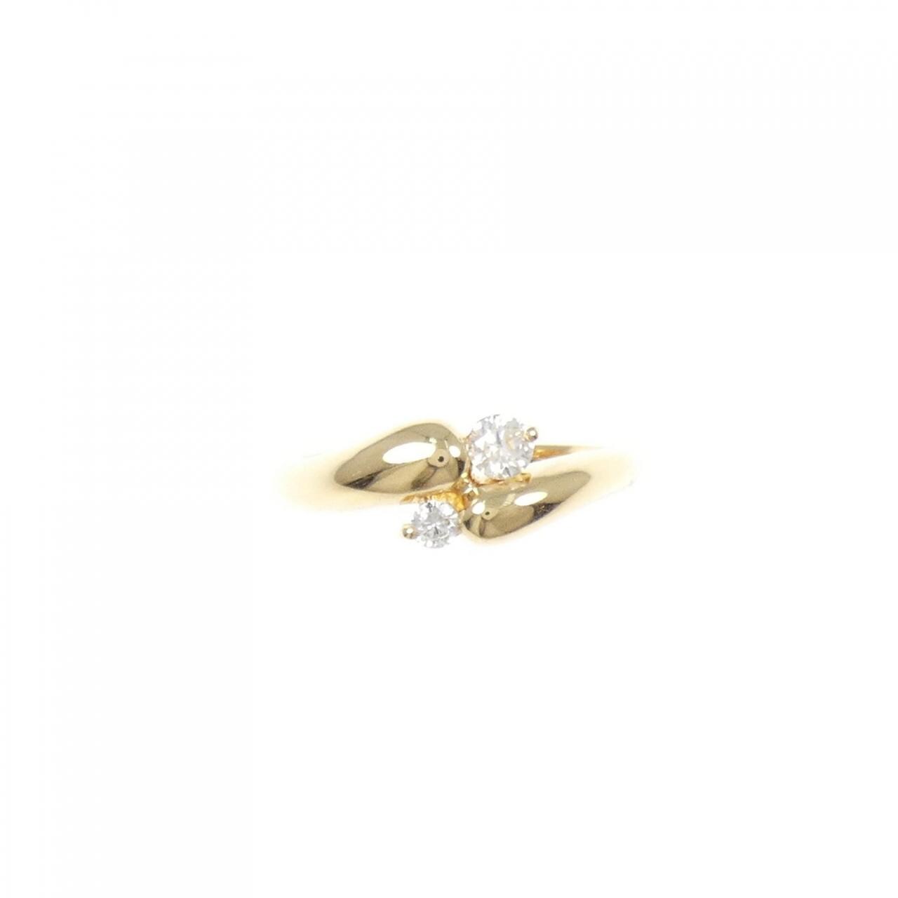 K18YG ダイヤモンド リング 0.15CT