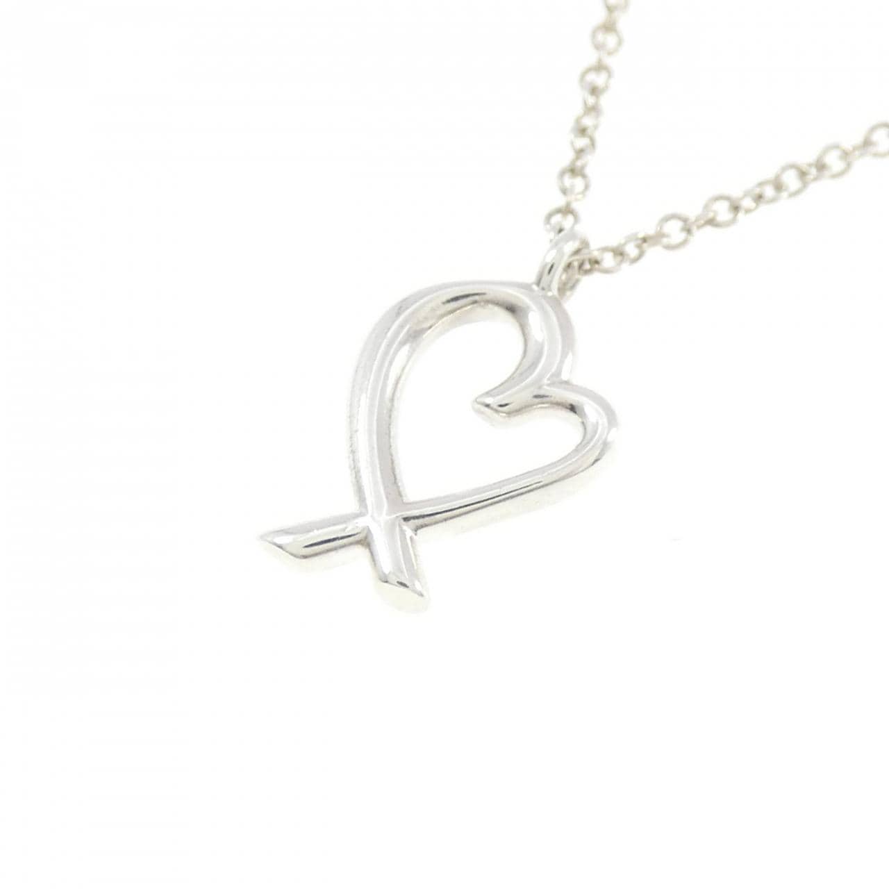 ティファニー ラビングハート ネックレス