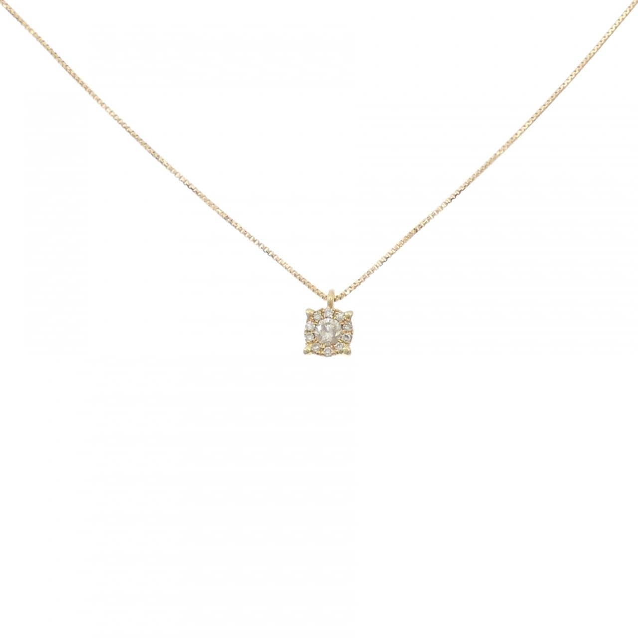 K18YG ダイヤモンド ネックレス 0.10CT
