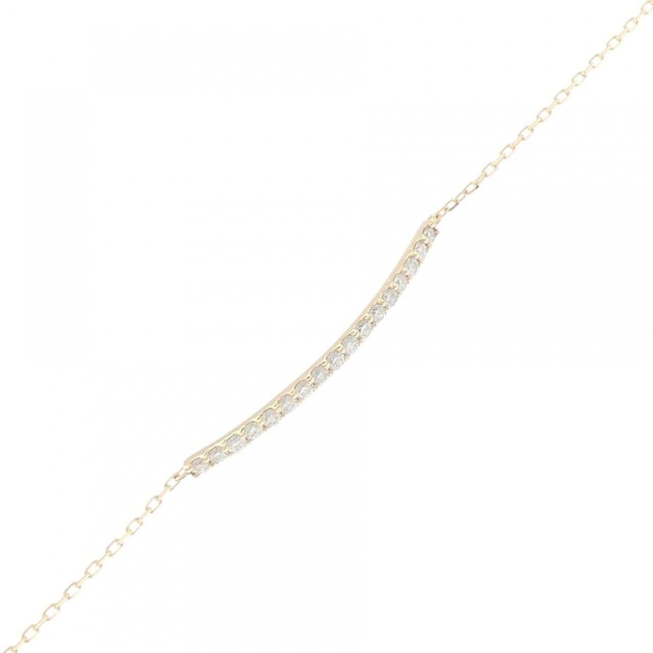 【リメイク】K10YG ダイヤモンド ブレスレット 0.24CT