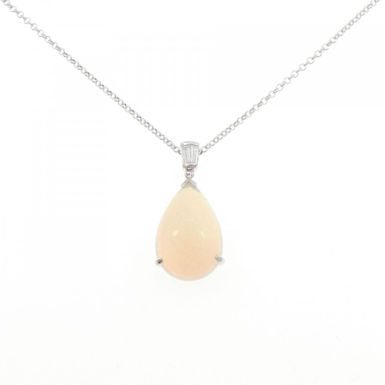 K18WG OPAL Necklace 7.48CT