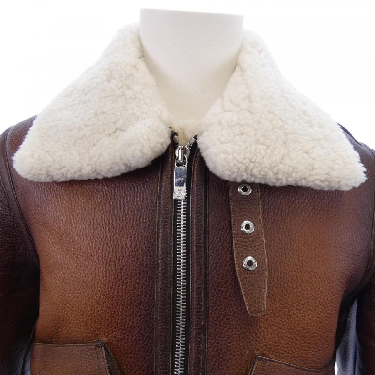 Berluti R16 LBL63KAHT Mouton Jacket