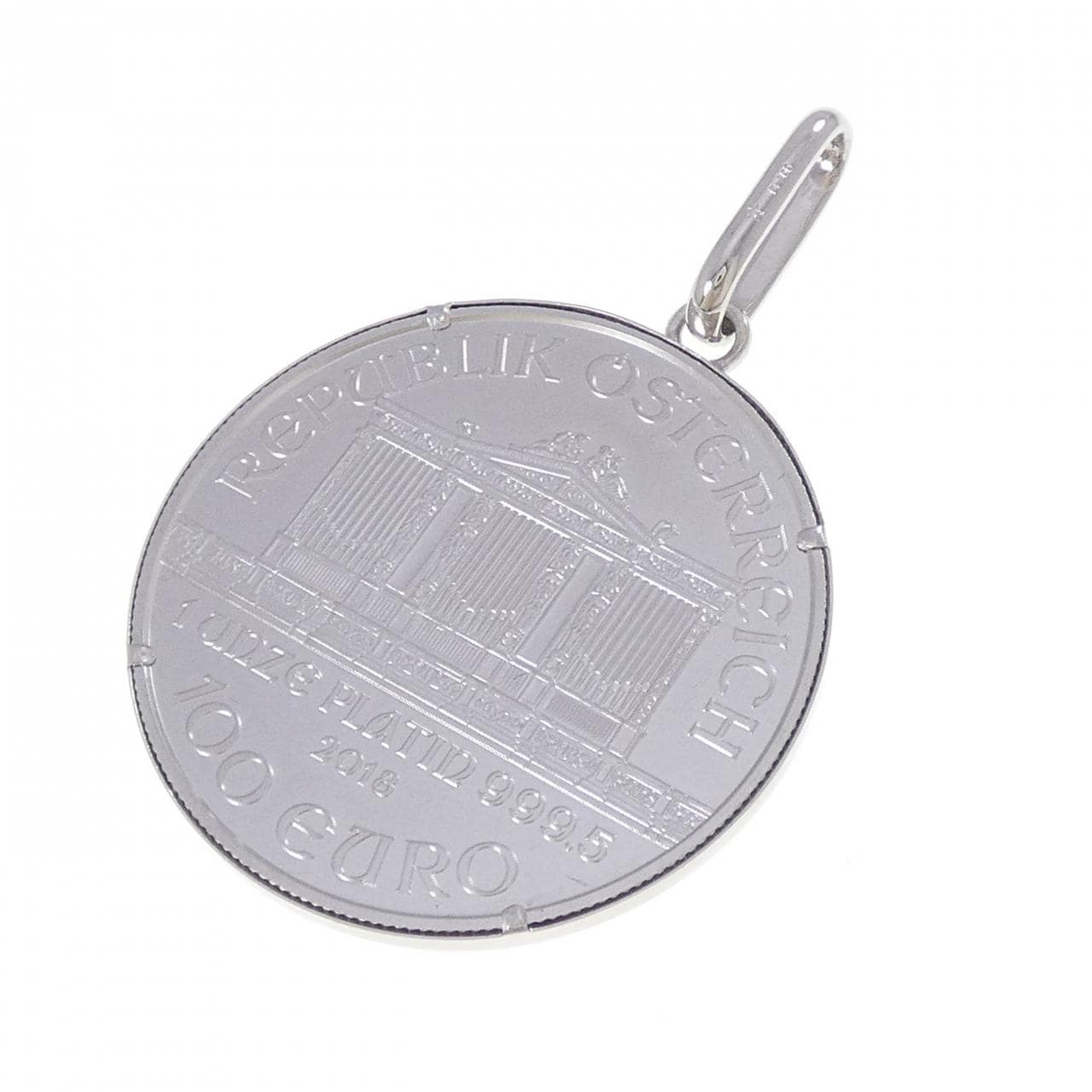 PT900(枠) コイン ペンダント