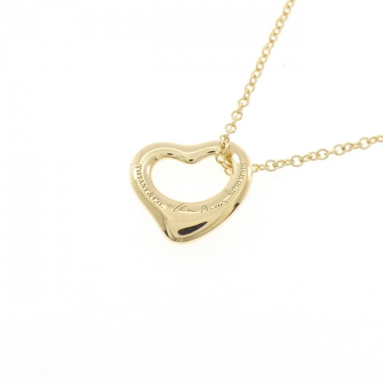 ティファニー オープンハート ネックレス