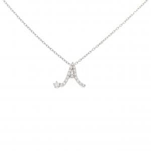 ロイヤル アッシャー イニシャル ネックレス 0.10CT