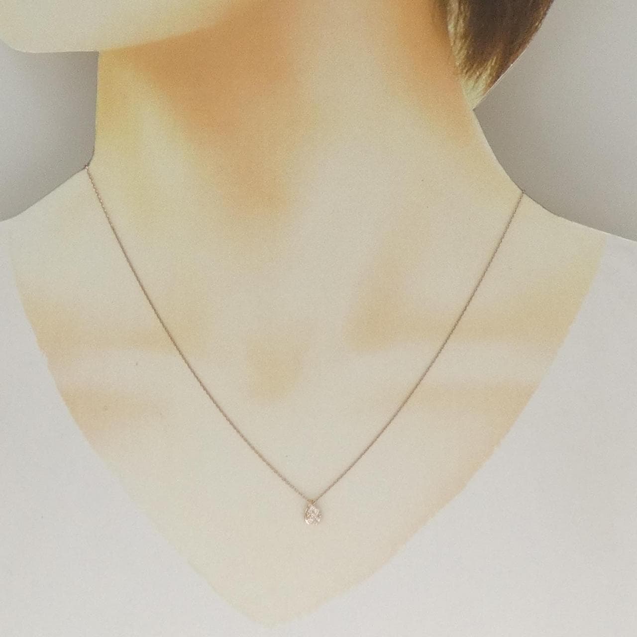 スタージュエリー ダイヤモンド ネックレス 0.06CT