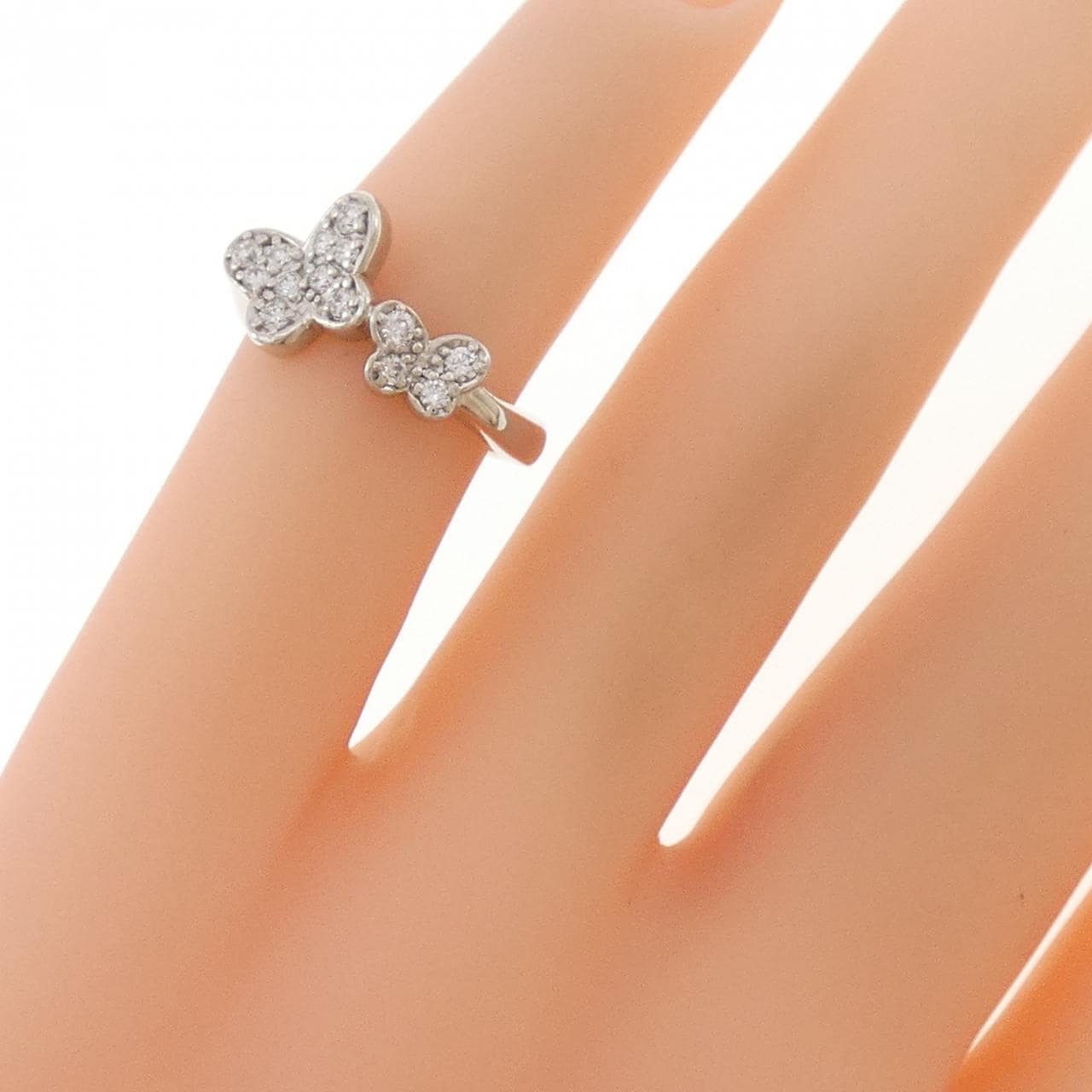ポンテヴェキオ ダイヤモンド ピンキーリング 0.18CT