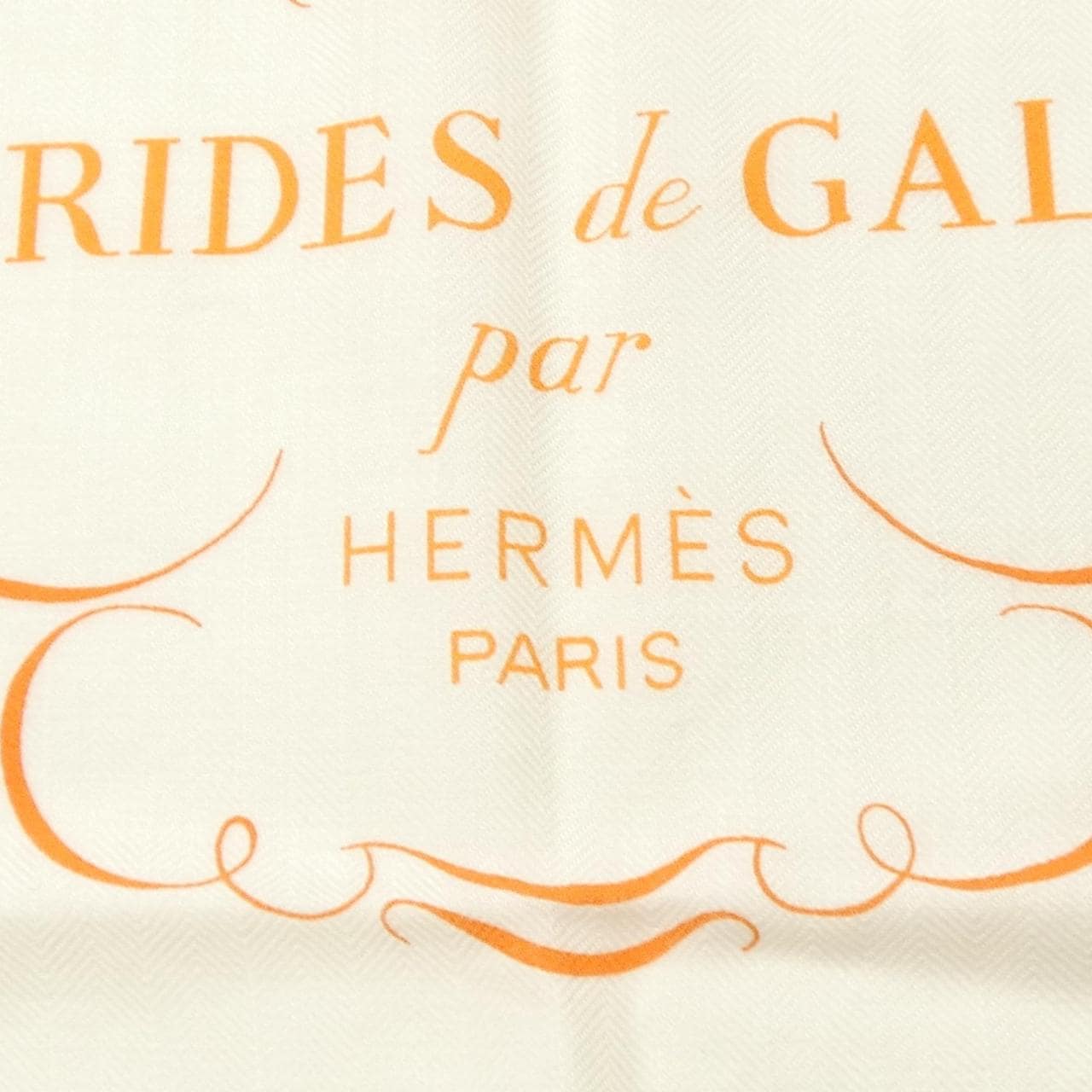 エルメス HERMES BRIDES DE GALA APPLIQUE PIQUE H243940S カレジェアン140 ショール