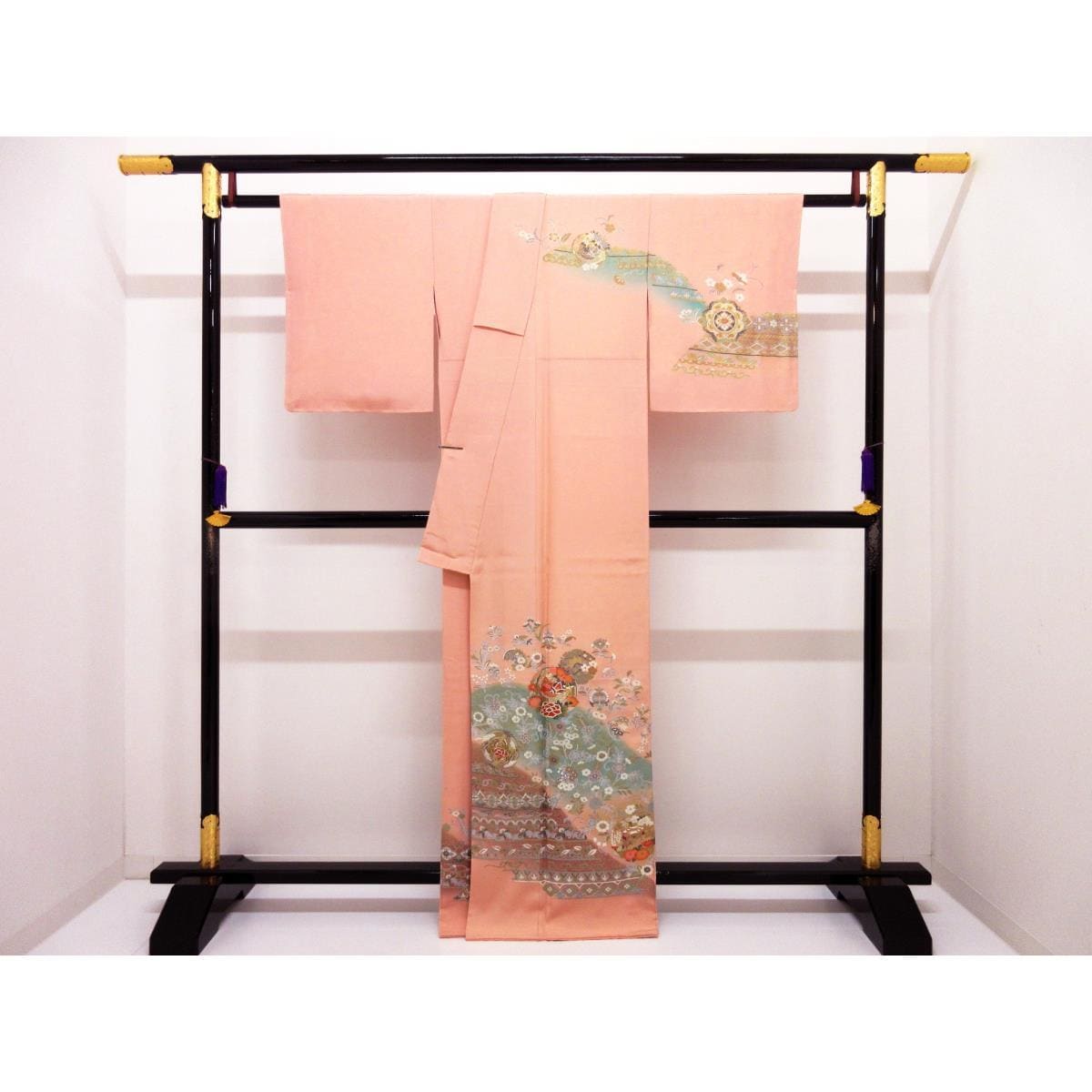 訪問着　友禅金彩加工