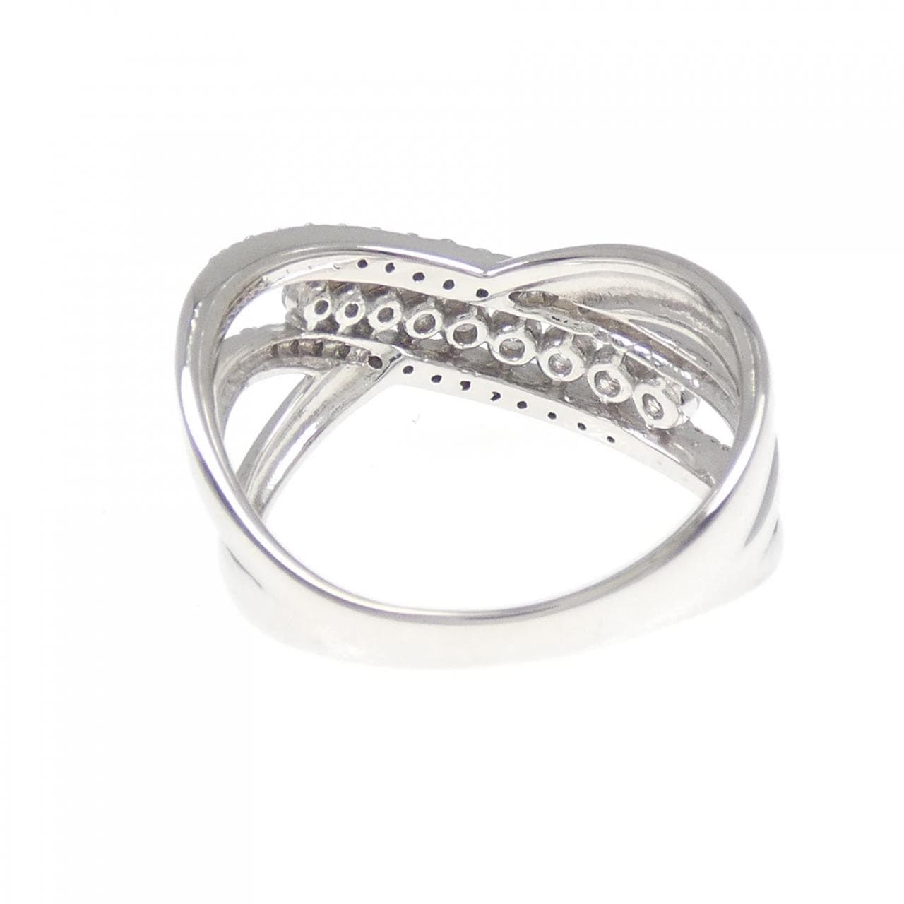 K18WG ダイヤモンド リング 0.50CT