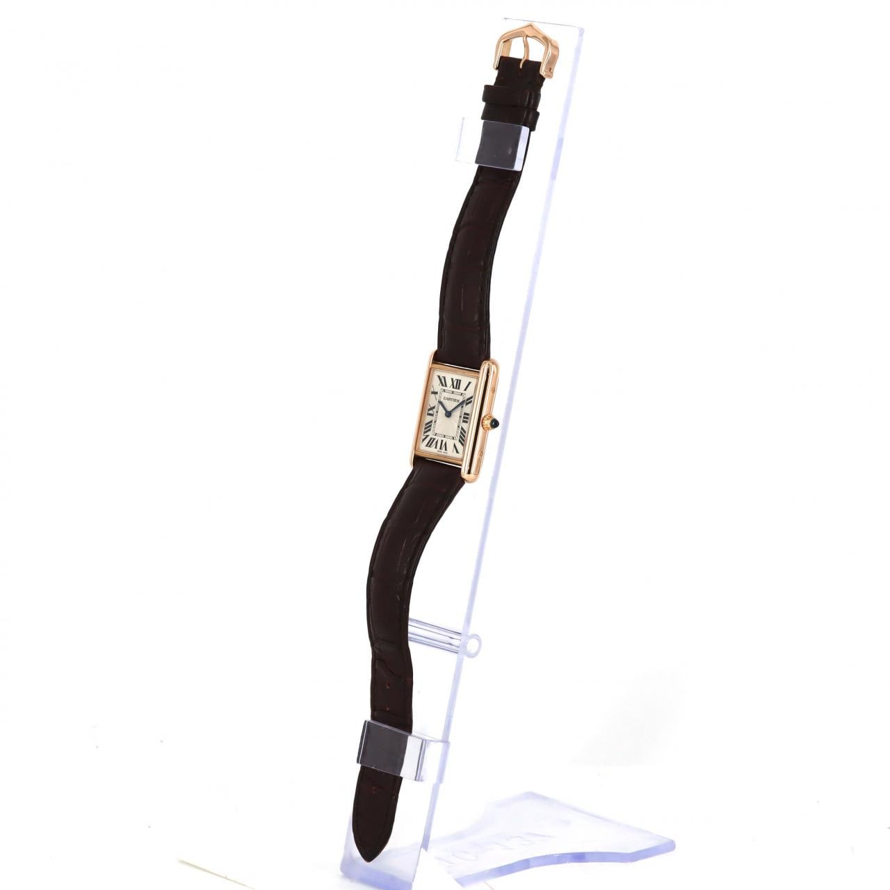 Cartier Tank Louis Cartier LM PG WGTA0011 PG/RG Manual Winding