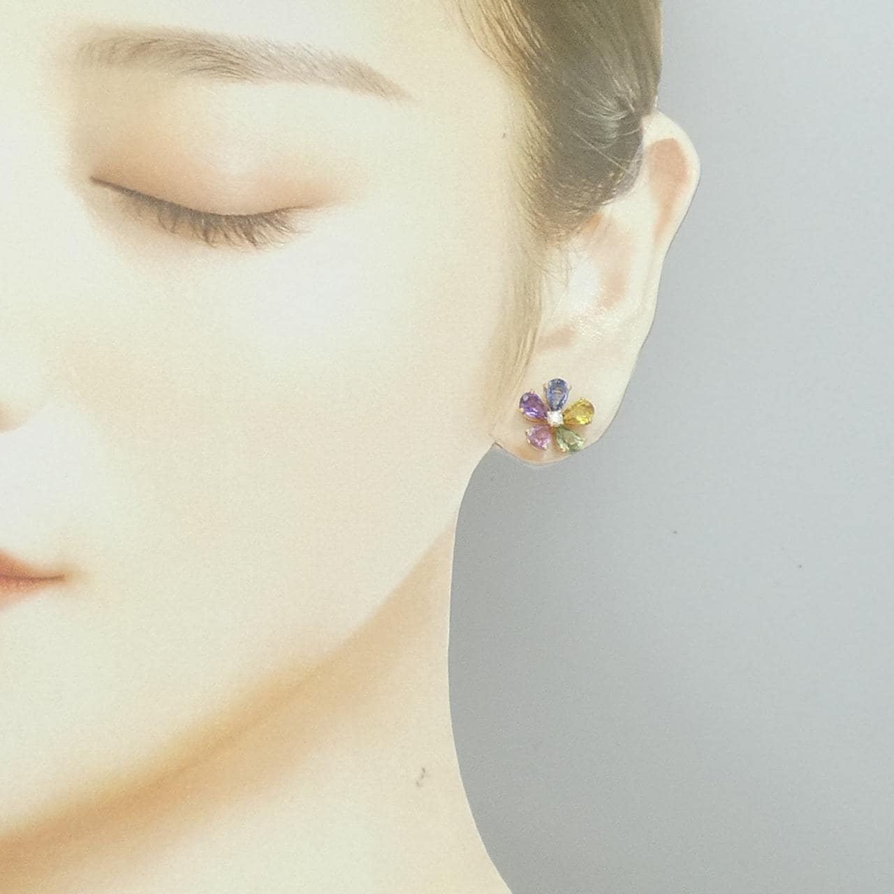 ブルガリ カラーストーン ピアス