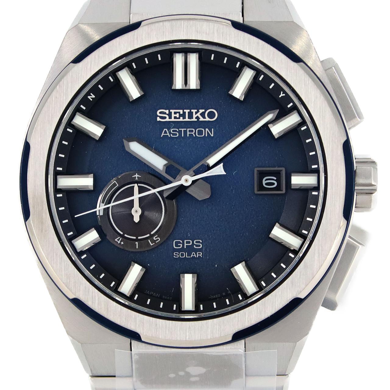 [新品] SEIKO Astron GPS 无线电手表 3X62-0AE0/SBXD023 TI 太阳能石英