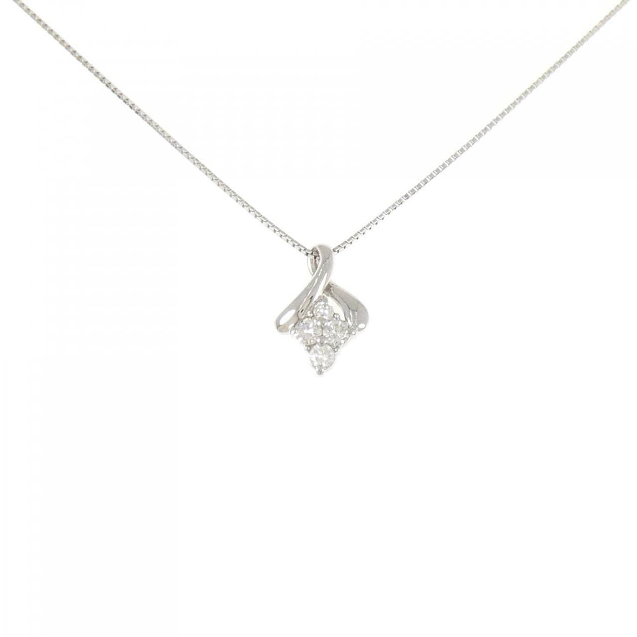 PT900/PT850 ダイヤモンド ネックレス 0.30CT