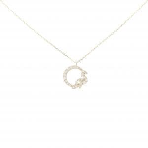 【リメイク】K10YG ダイヤモンド ネックレス 0.15CT
