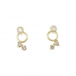 K18YG ダイヤモンド ピアス 0.20CT