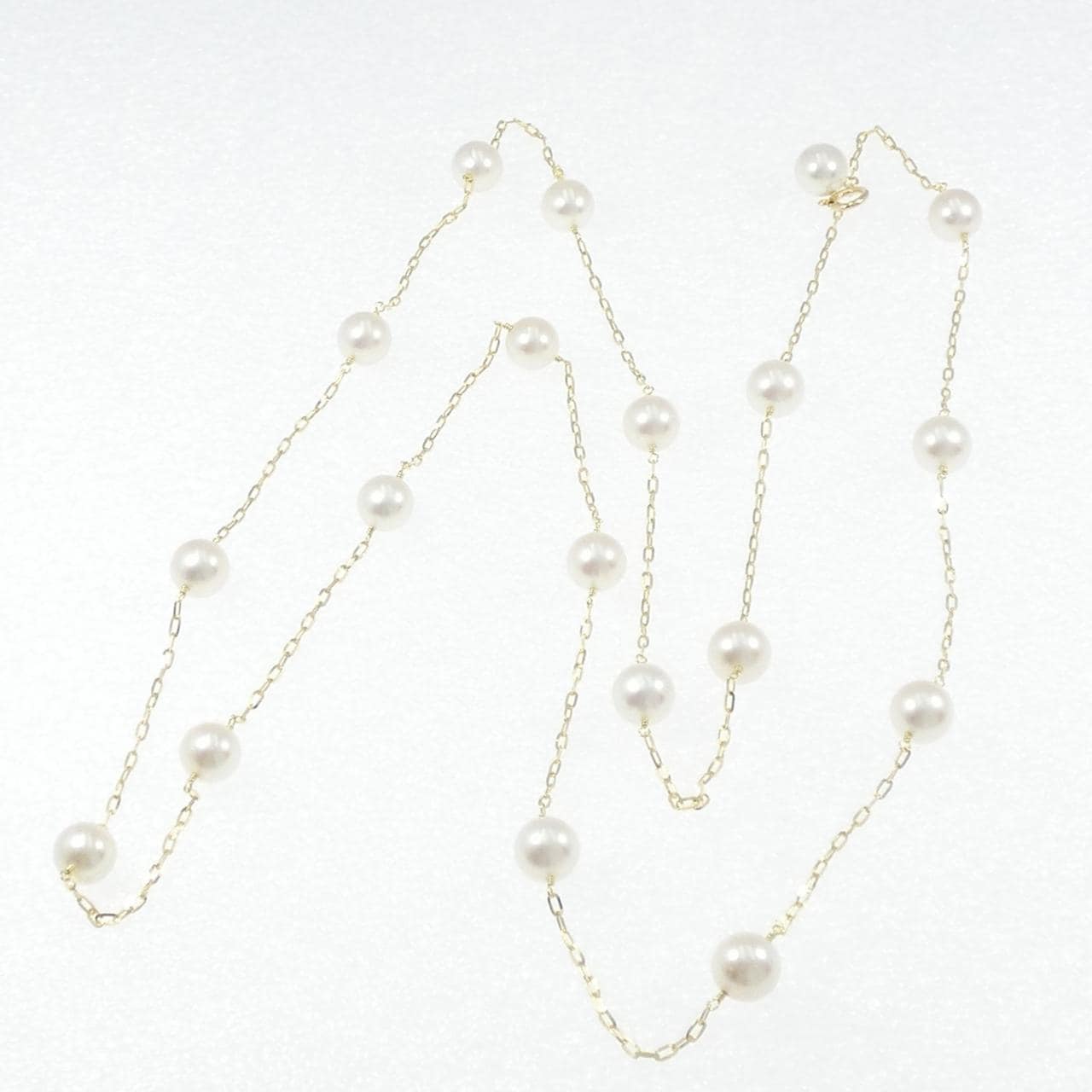 K18YG アコヤパール ネックレス