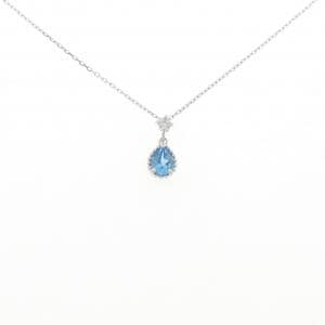 K10WG ブルートパーズ ネックレス