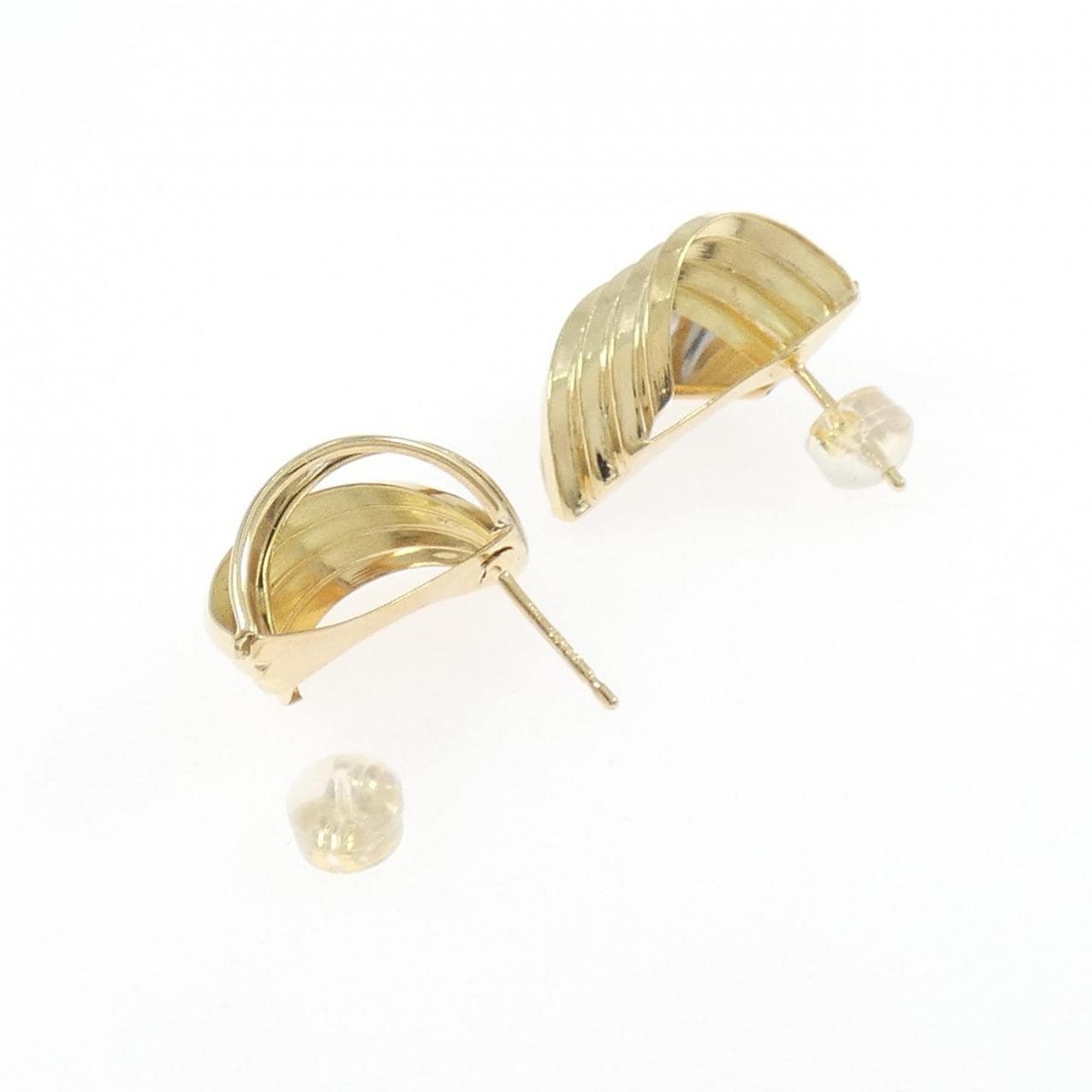 K18YG/PT900 ピアス