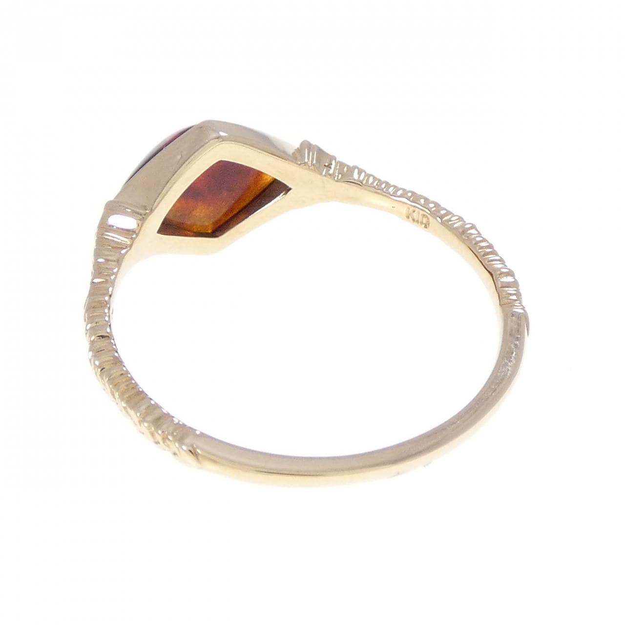 アガット 琥珀 リング