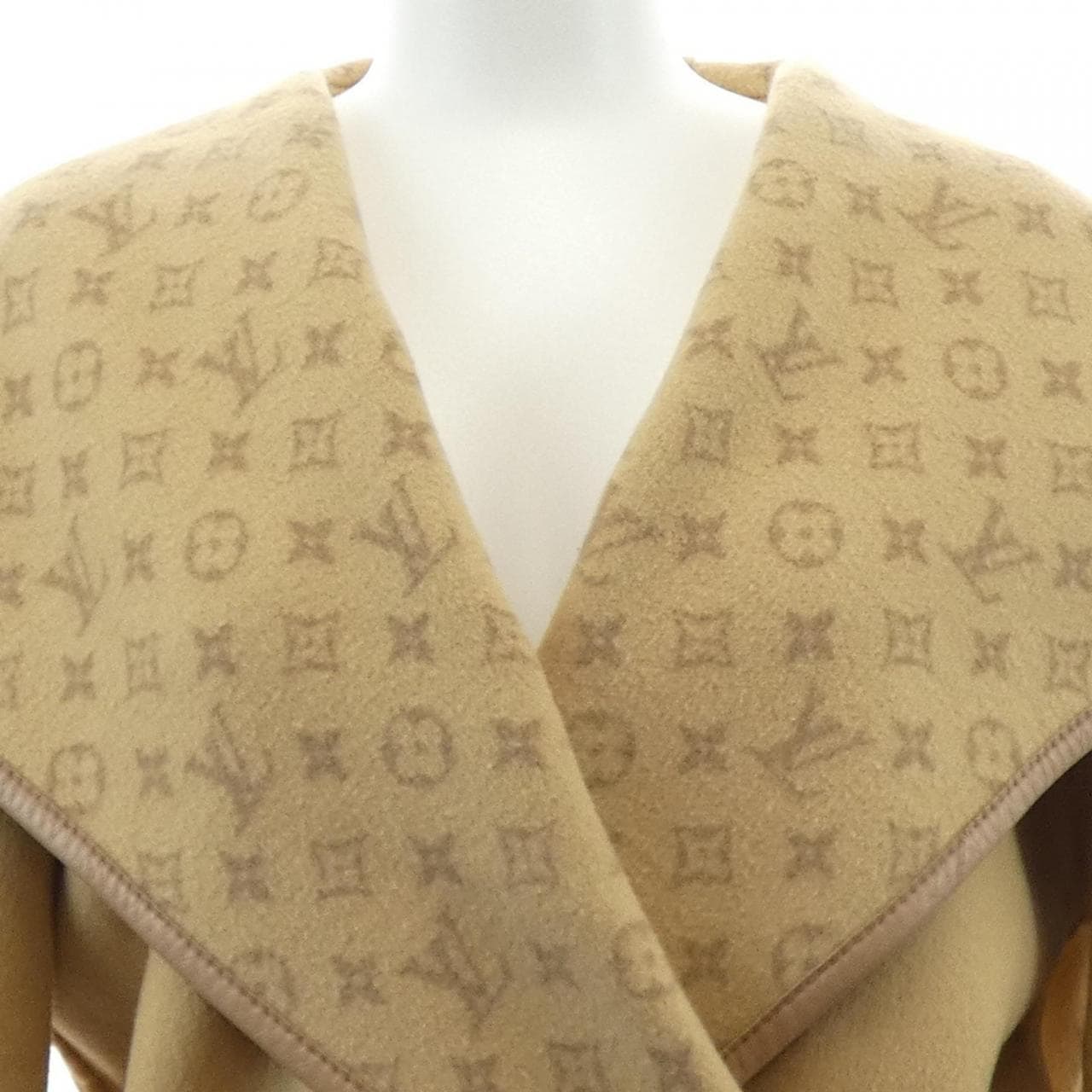 ルイヴィトン LOUIS VUITTON シグネチャーダブルフェイスフーデッドラップコート FNCO20QWE コート
