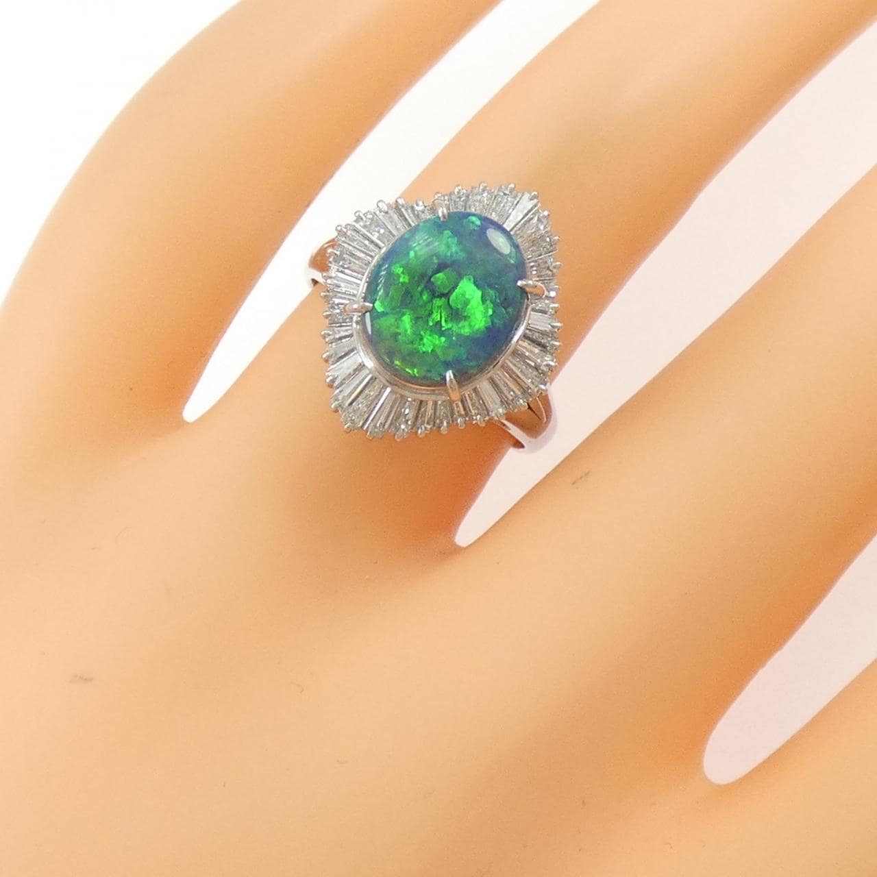 PM900 ブラックオパール リング 2.07CT