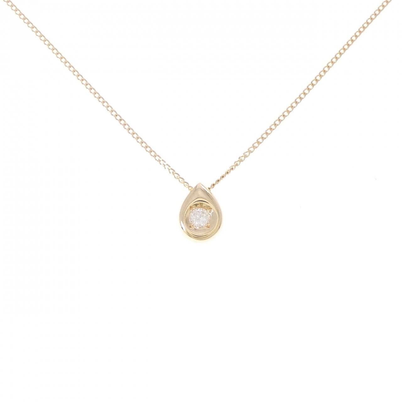 K18YG ダイヤモンド ネックレス 0.07CT