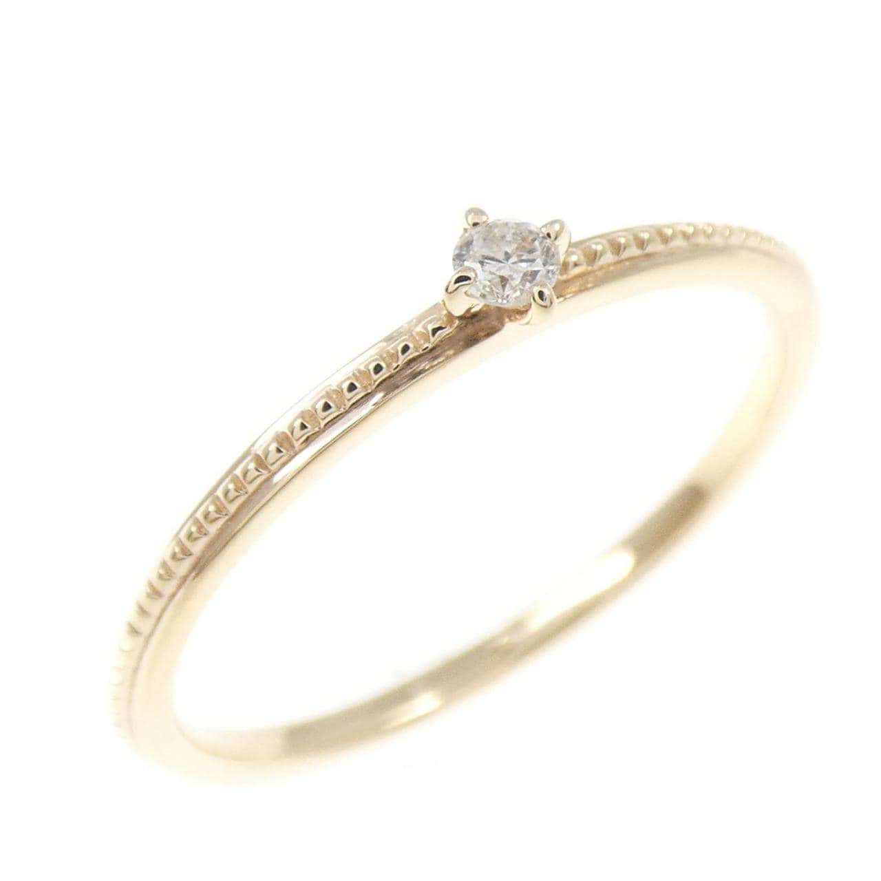 アガット ダイヤモンド リング 0.03CT