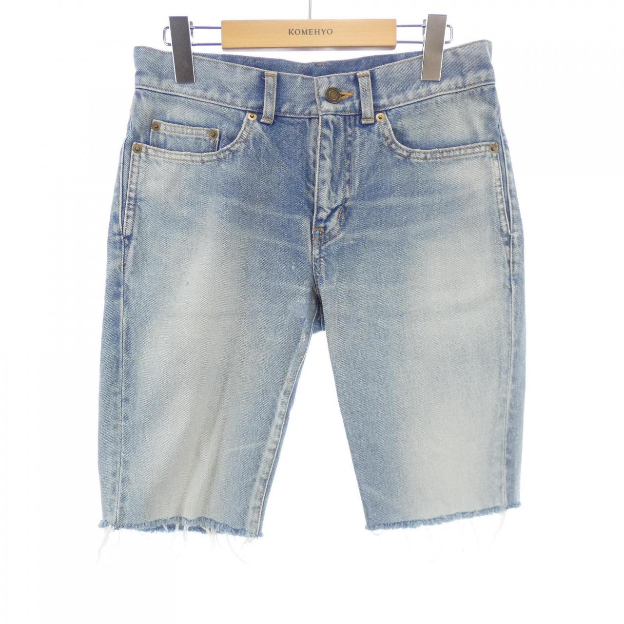 ショートパンツ Saint Laurent SS25 DENIM SHORT (824078Y07YC 1544) サンローラン デニム ショートパンツ