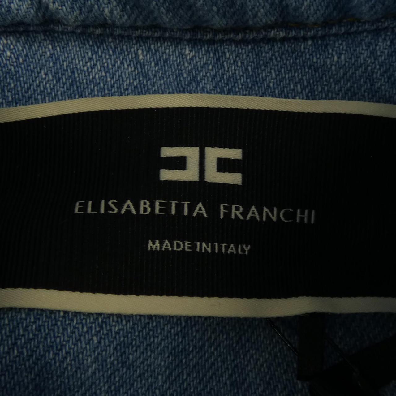 伊麗莎白法蘭絨ELISABETTA FRANCHI連衣裙