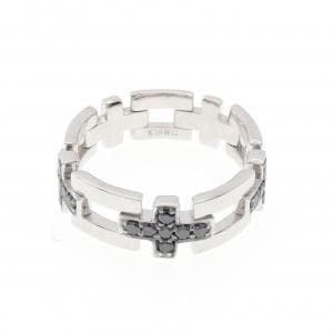 K18WG ダイヤモンド リング 0.37CT