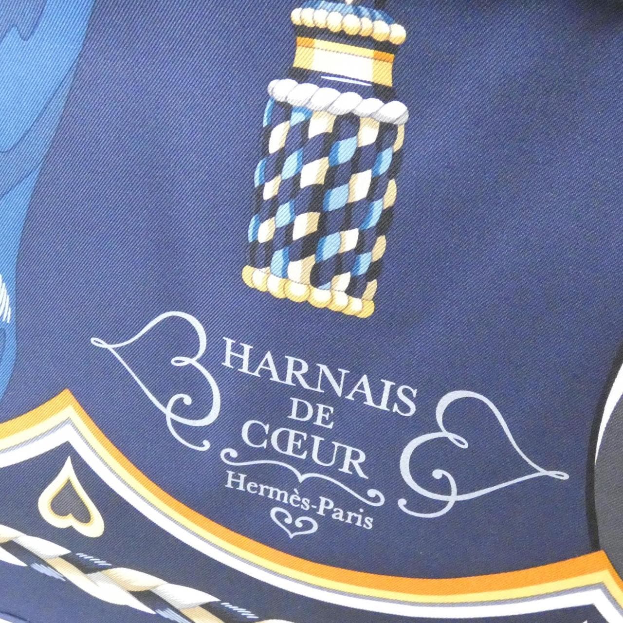 エルメス HARNAIS DE COEUR カレ スカーフ