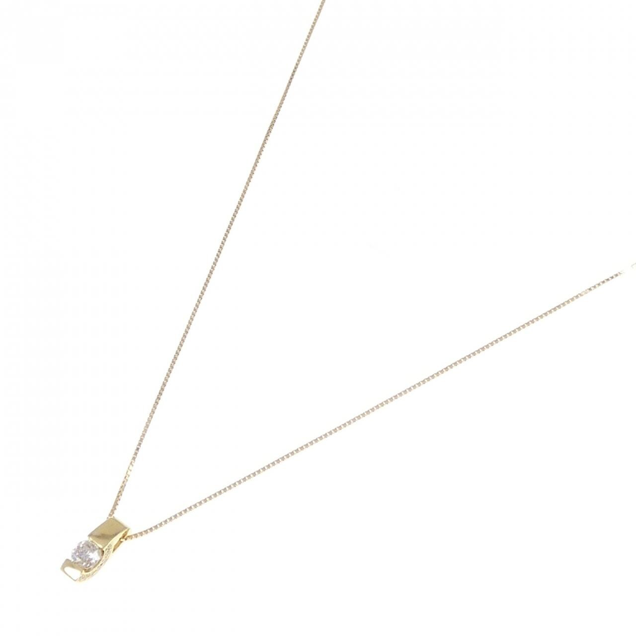 K18YG ダイヤモンド ネックレス 0.317CT