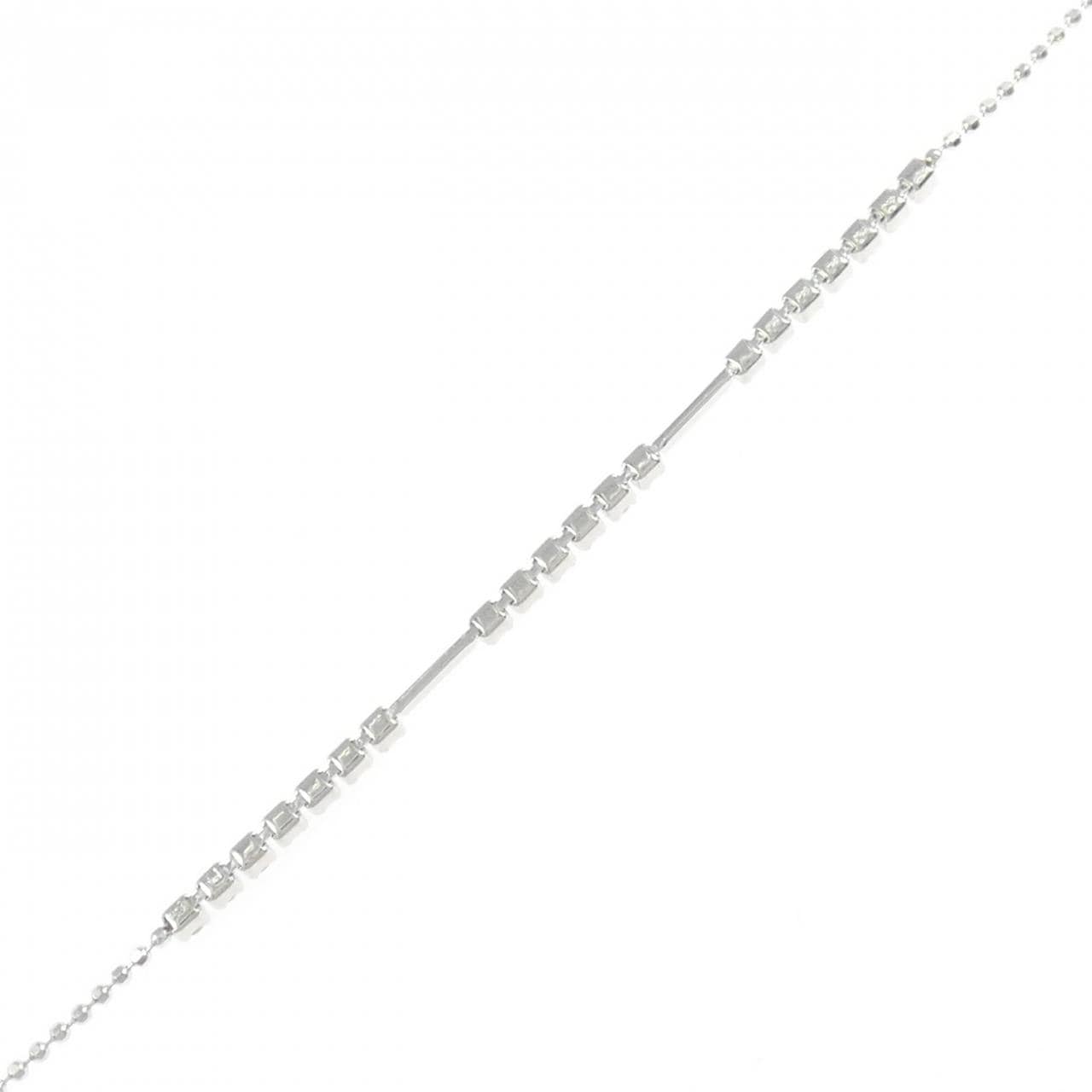 K18WG ダイヤモンド ブレスレット 0.30CT