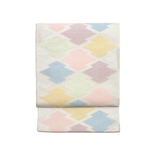 夏袋帯　唐織　本袋　全通柄