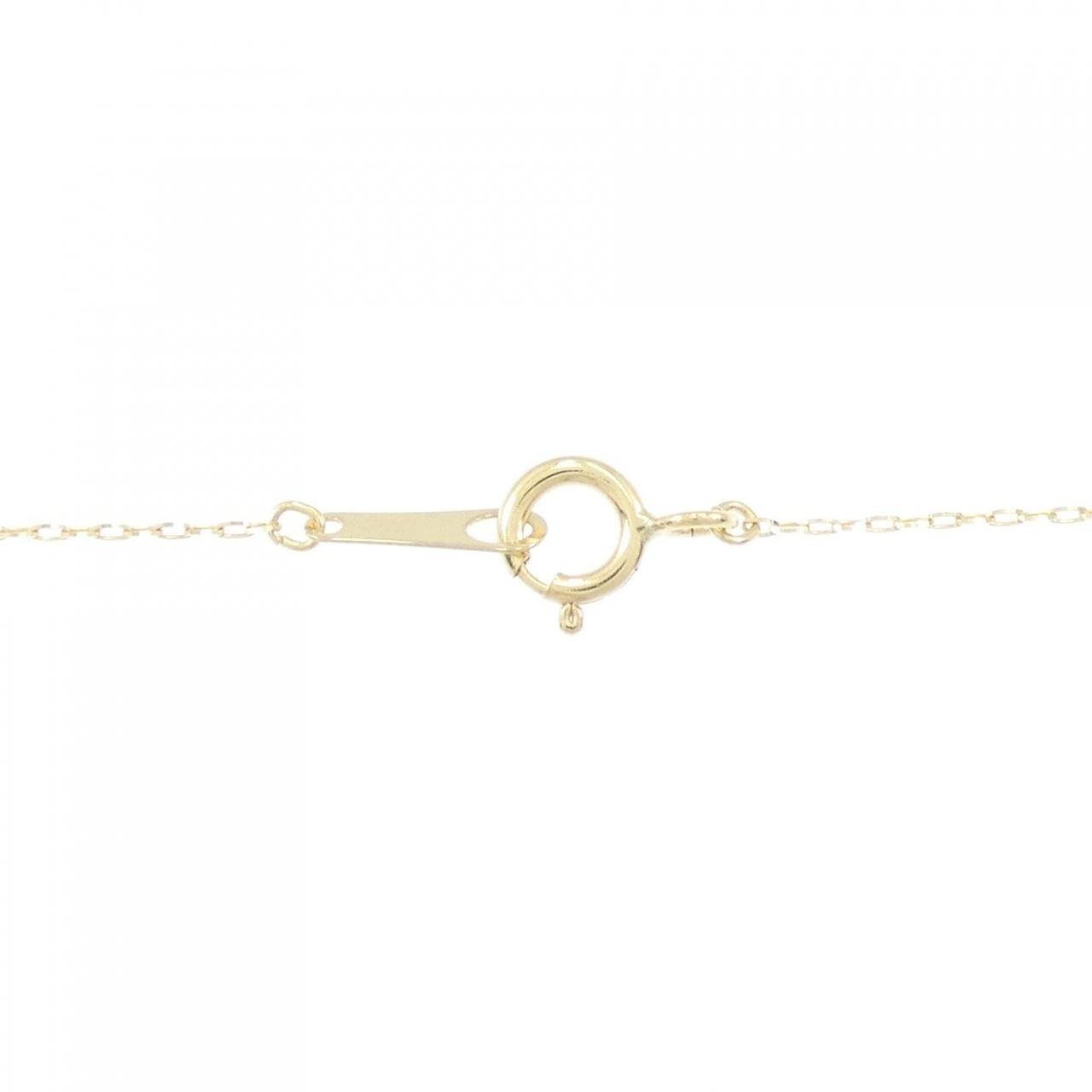 【リメイク】K18YG ハート ダイヤモンド ネックレス 0.20CT