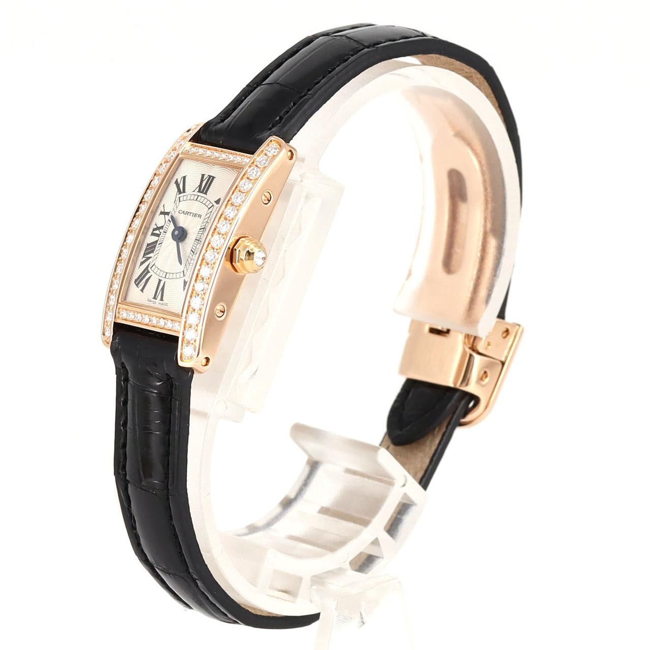 Cartier Mini Tank American PG/D WB710014 PG/RG Quartz