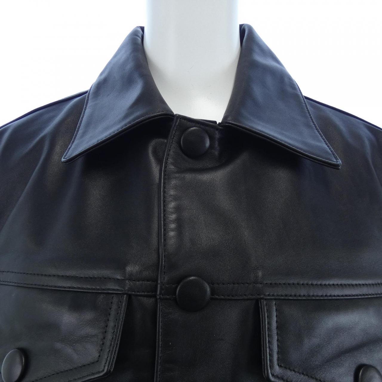 アミ AMI FJK213 レザージャケット