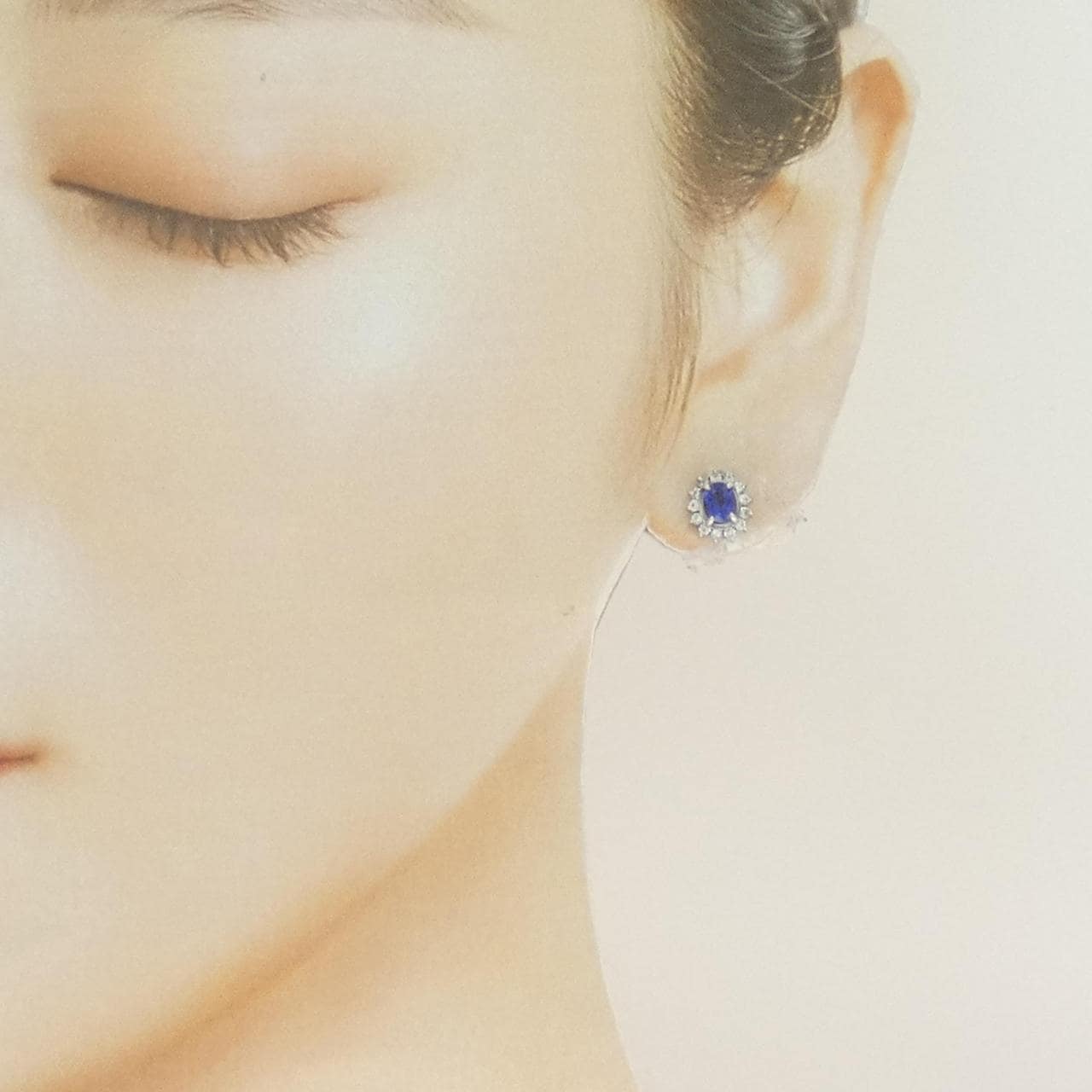 PT900 サファイヤ ピアス 0.94CT