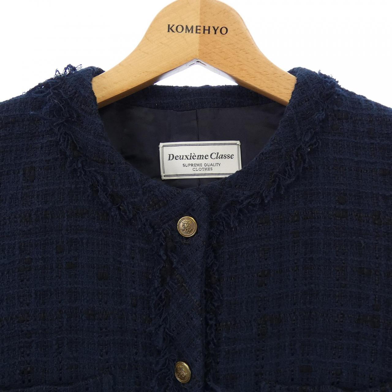 ドゥーズィエムクラス DEUXIEME CLASSE ノーカラージャケット