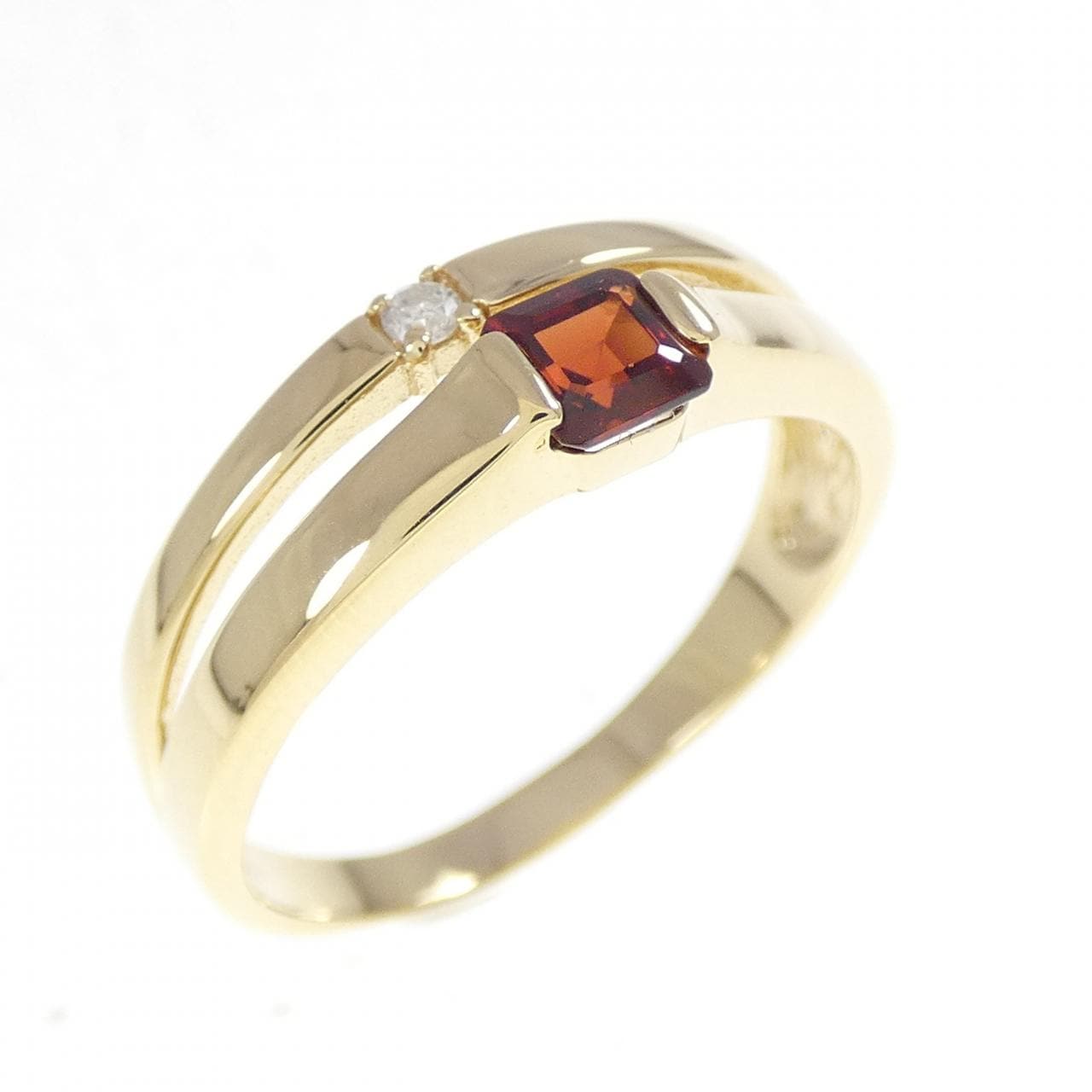 K18YG ガーネット リング