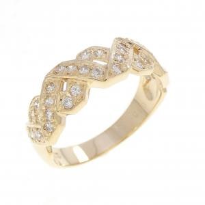 K18YG ダイヤモンド リング 0.33CT