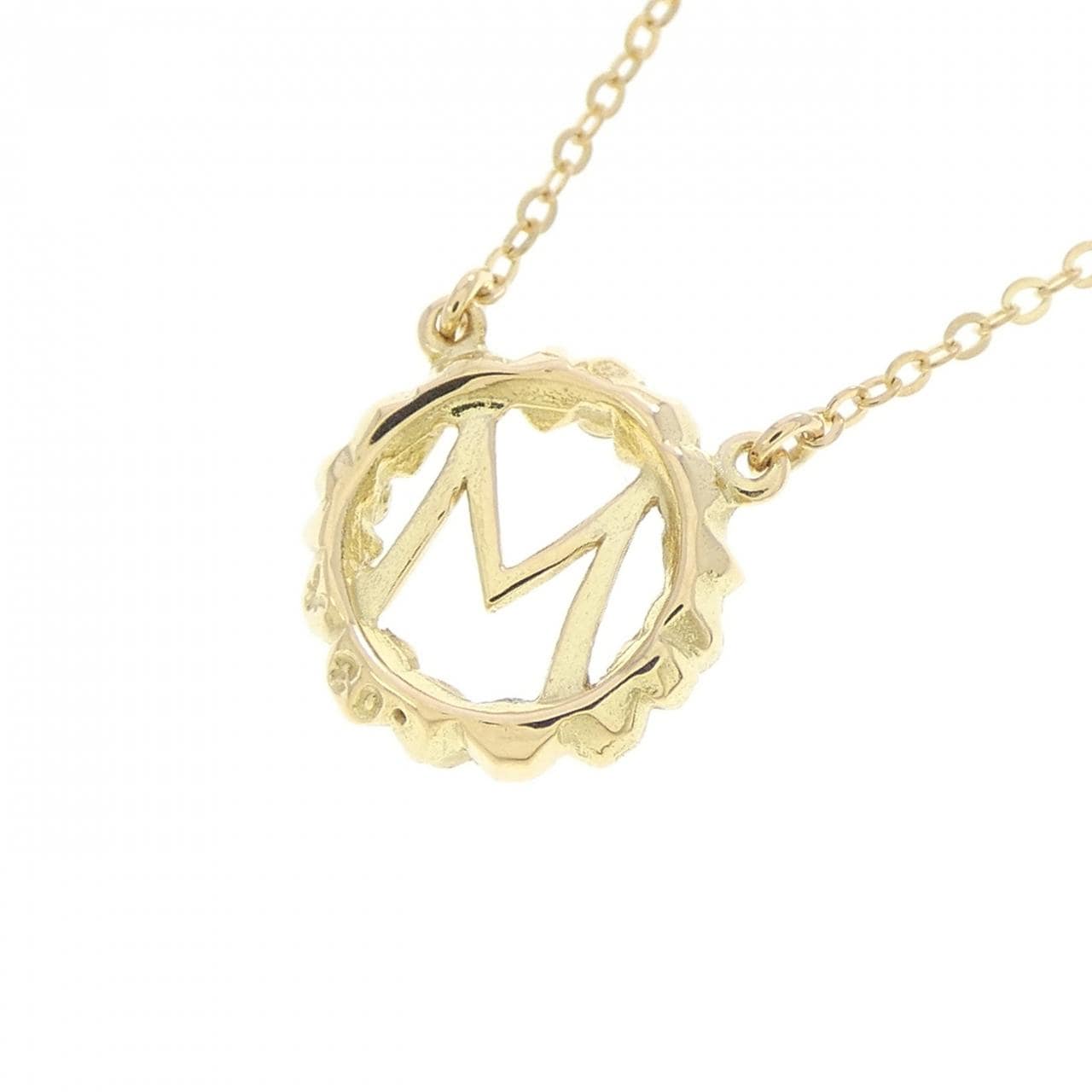 アーカー ストーンレメディイニシャル ネックレス 0.03CT