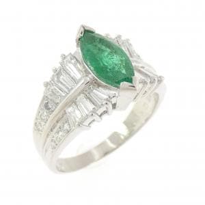 PT900 エメラルド リング 0.82CT