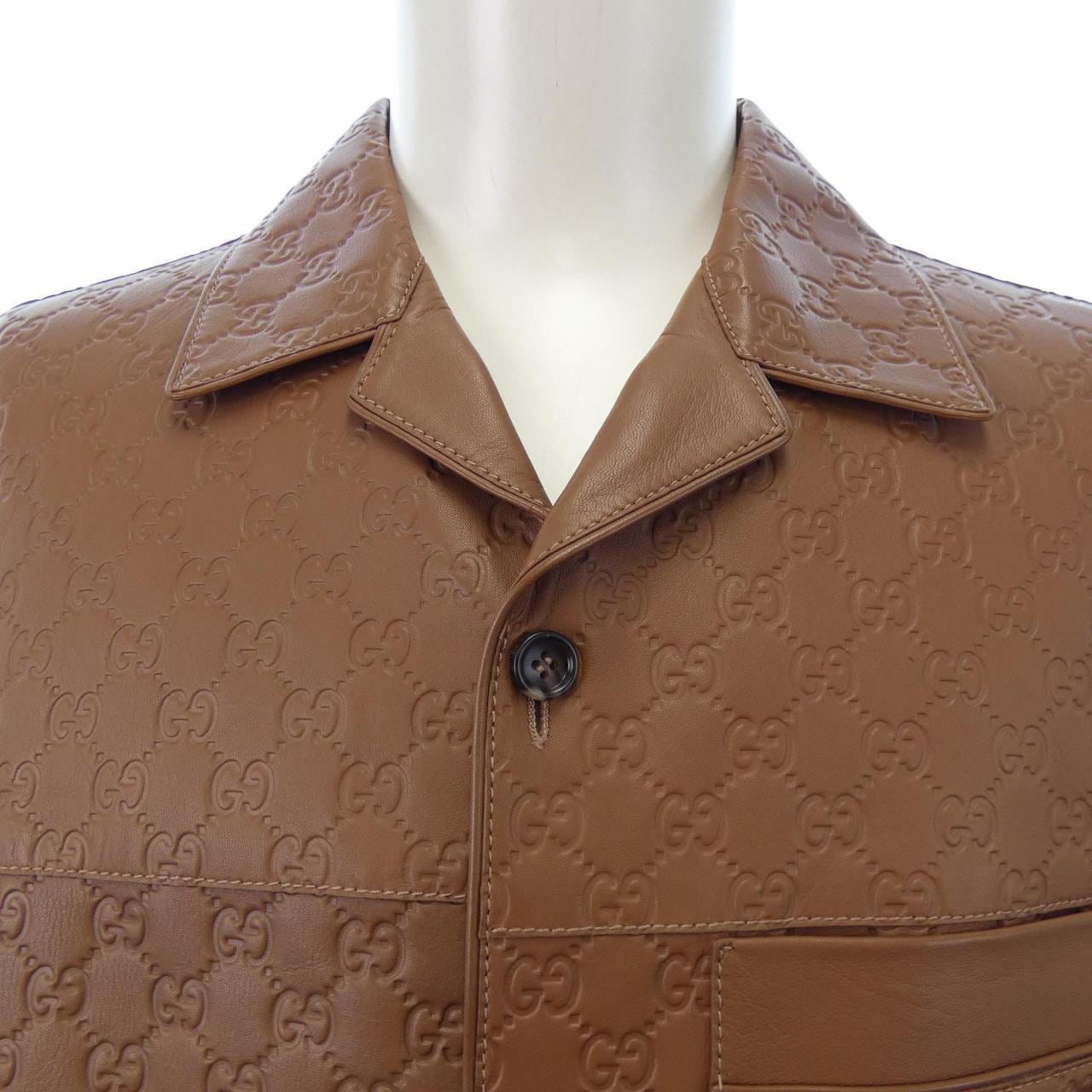 グッチ GUCCI 770433 XNA0D レザージャケット