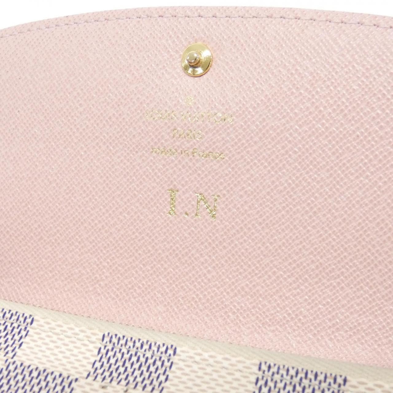 ルイヴィトン ダミエ アズール ポルトフォイユ エミリー N41625 財布