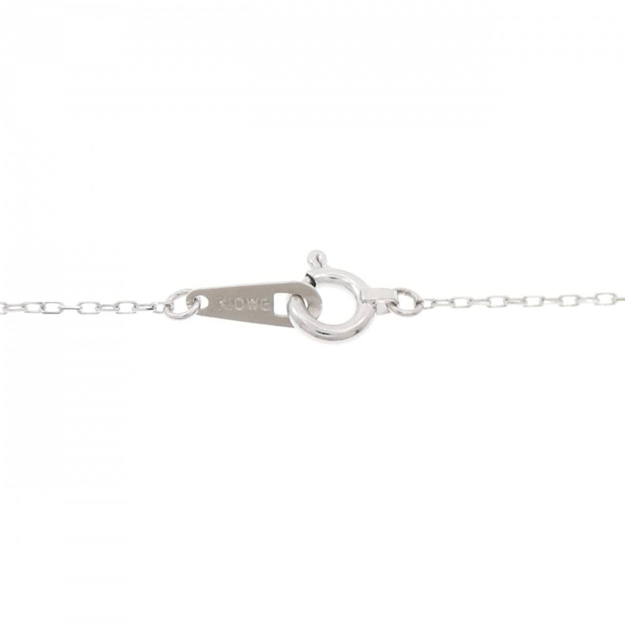 K10WG ハート ダイヤモンド ネックレス 0.30CT